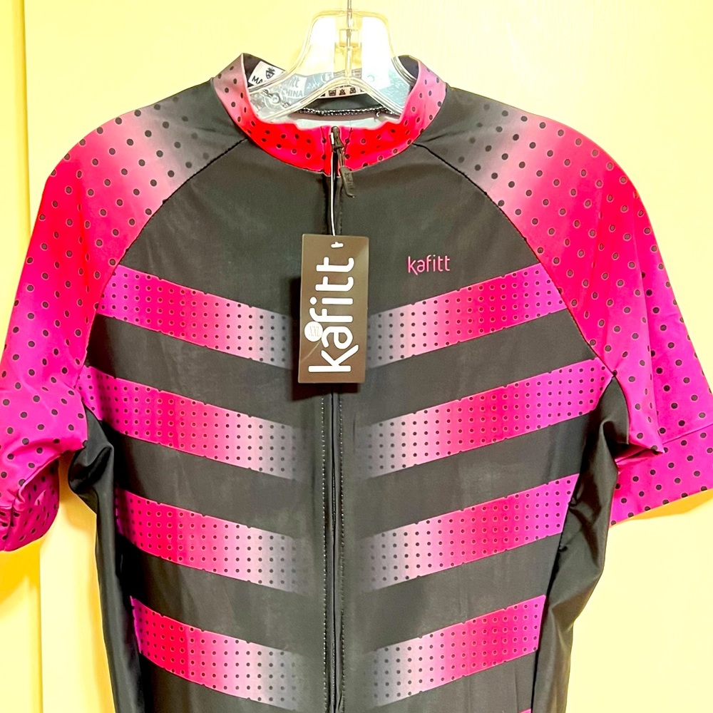 Kafitt Unisex Pro Cyclist Body Skinsuit Seat Pads Bicycle Skin Suit Outfit 2XL - Picture 7 of 14